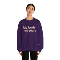 My Body, Not Yours