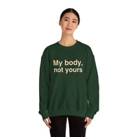 My Body, Not Yours
